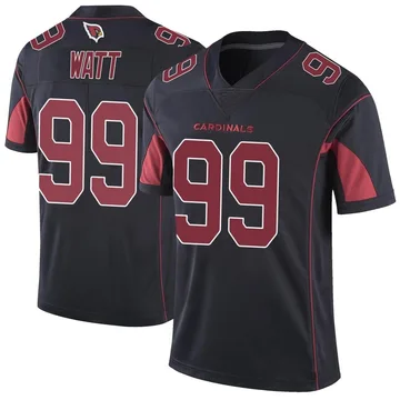 Men's Arizona Cardinals J.J. Watt Black Limited Color Rush Vapor Untouchable Jersey By Nike