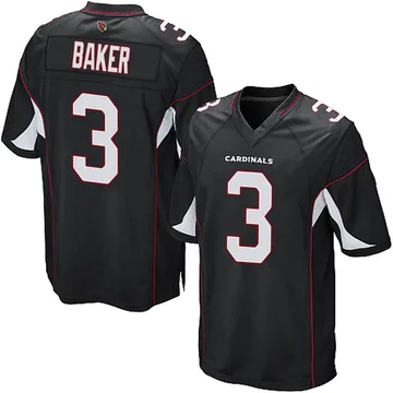 Youth Arizona Cardinals Budda Baker Black Game Alternate Jersey By Nike