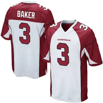 Youth Arizona Cardinals Budda Baker White Game Jersey By Nike