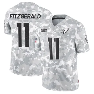 Youth Arizona Cardinals Larry Fitzgerald Arctic Camo Limited 2024 Salute to Service Jersey By Nike