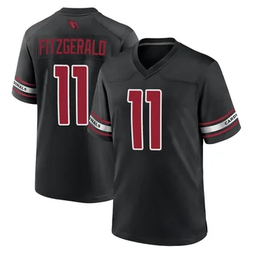 Youth Arizona Cardinals Larry Fitzgerald Black Game 2nd Alternate Jersey By Nike