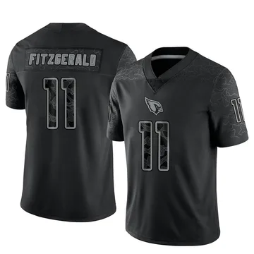 Youth Arizona Cardinals Larry Fitzgerald Black Limited Reflective Jersey By Nike