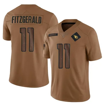 Youth Arizona Cardinals Larry Fitzgerald Brown Limited 2023 Salute To Service Jersey By Nike