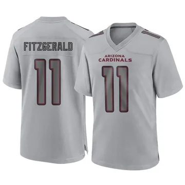 Youth Arizona Cardinals Larry Fitzgerald Gray Game Atmosphere Fashion Jersey By Nike